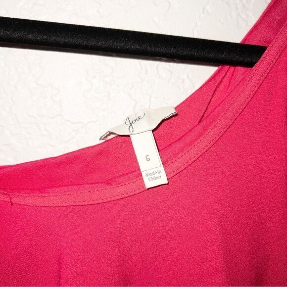 Joie Hacienda Pink Bronwen Dress Size 6 - Picture 7 of 7